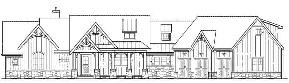 Country, Craftsman, Farmhouse, Traditional House Plan 72261 with 3 Beds, 3 Baths, 3 Car Garage Picture 3