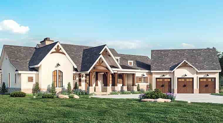 Country, Craftsman, Farmhouse, Traditional House Plan 72261 with 3 Beds, 3 Baths, 3 Car Garage Picture 5