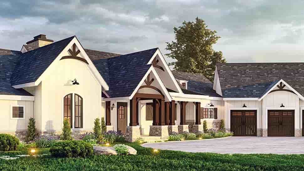 Country, Craftsman, Farmhouse, Traditional House Plan 72261 with 3 Beds, 3 Baths, 3 Car Garage Picture 8