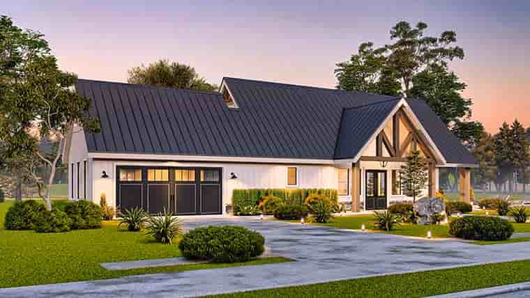 Country, Craftsman, Ranch House Plan 72275 with 3 Beds, 2 Baths, 2 Car Garage Picture 5