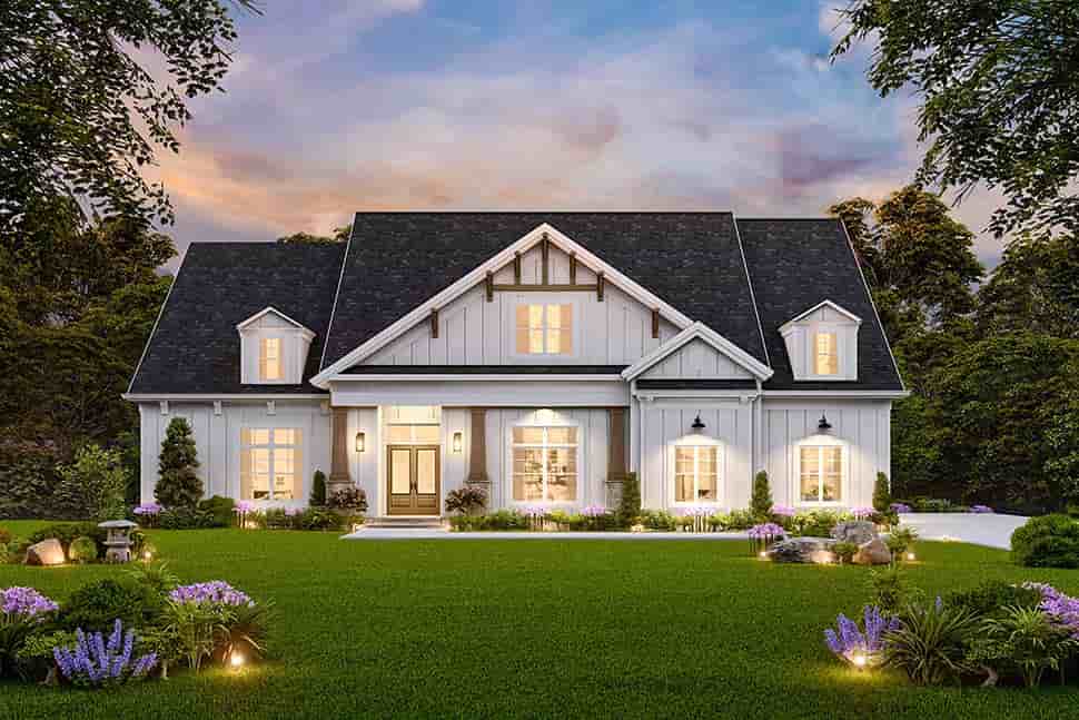 Country, Craftsman, Traditional House Plan 72276 with 4 Beds, 5 Baths, 2 Car Garage Picture 3