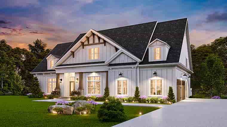 Country, Craftsman, Traditional House Plan 72276 with 4 Beds, 5 Baths, 2 Car Garage Picture 5