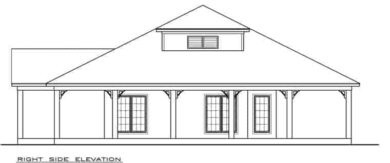 Coastal, Southern House Plan 72306 with 2 Beds, 2 Baths Picture 1