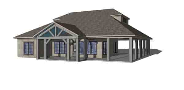 Coastal, Southern House Plan 72370 with 3 Beds, 3 Baths Picture 3