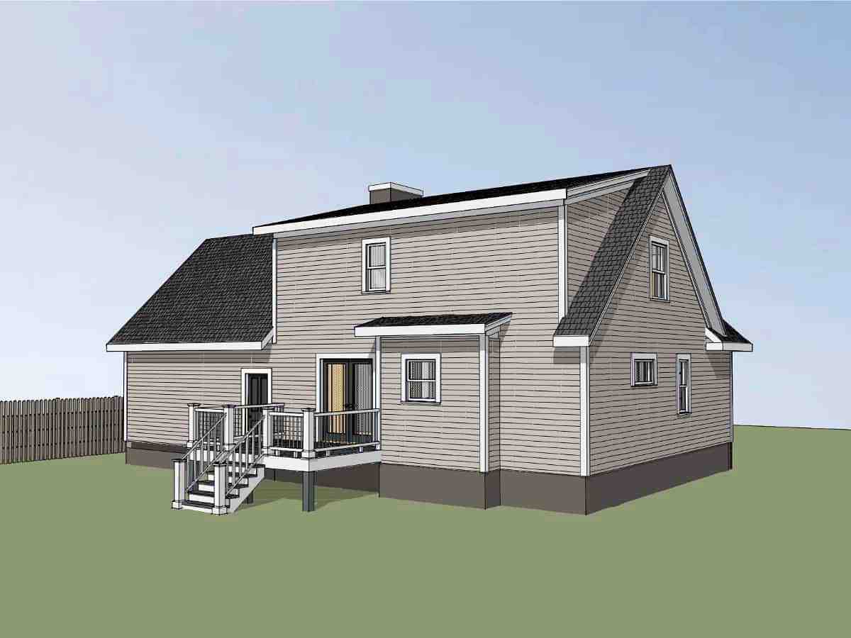 Bungalow House Plan 72726 with 3 Beds, 3 Baths, 2 Car Garage Picture 2