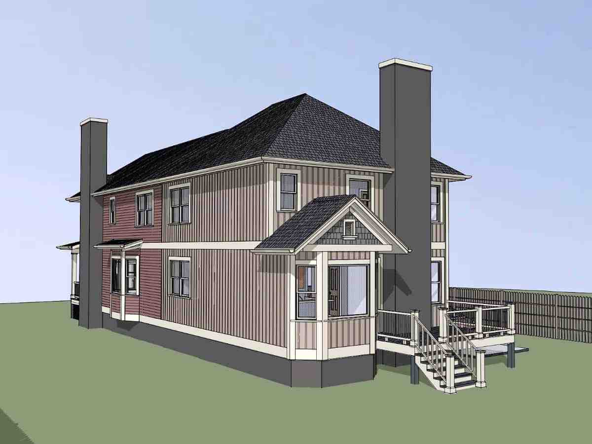 Multi-Family Plan 72792 with 5 Beds, 5 Baths Picture 1
