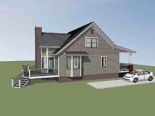 Bungalow, Craftsman House Plan 72798 with 3 Beds, 3 Baths Picture 2