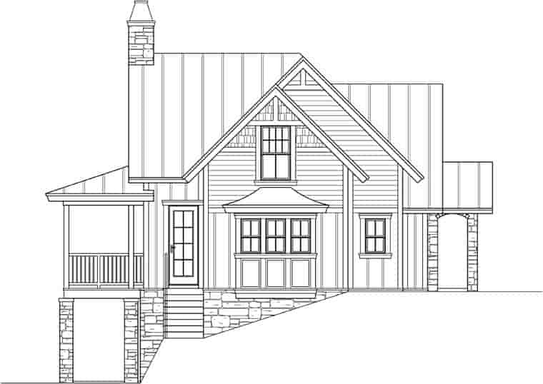 Craftsman, Traditional House Plan 73609 with 3 Beds, 4 Baths Picture 1