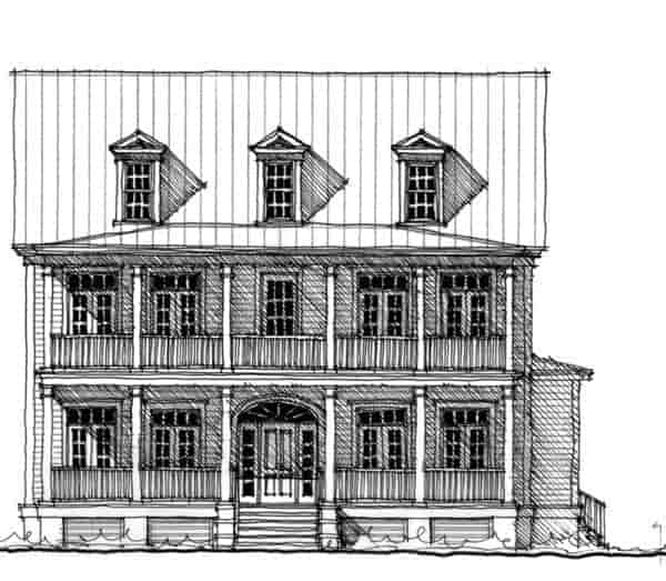 Historic, Plantation, Southern House Plan 73702 with 5 Beds, 5 Baths Picture 1