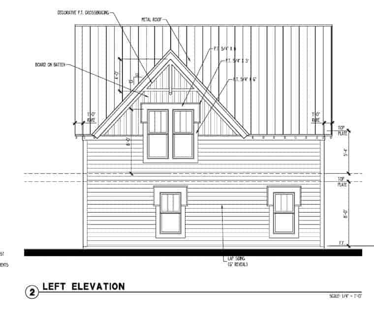 Historic 2 Car Garage Apartment Plan 73794 with 1 Beds, 1 Baths Picture 1