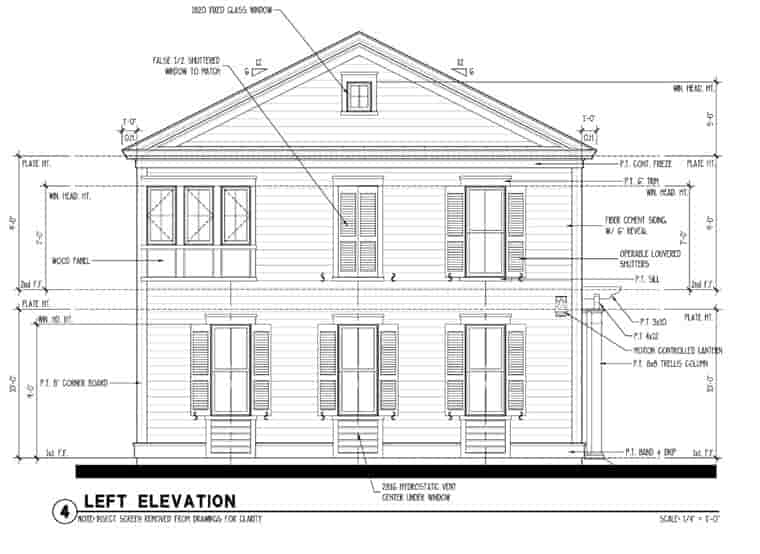 Colonial, Historic, Traditional 2 Car Garage Apartment Plan 73827 with 2 Beds, 1 Baths Picture 1