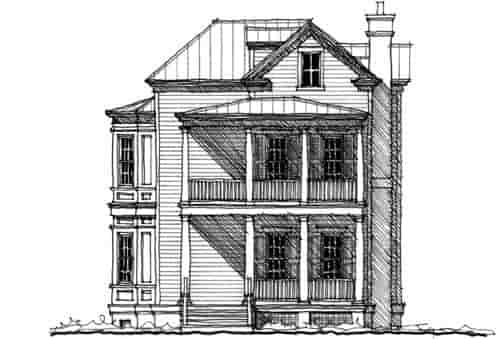 Historic, Traditional House Plan 73830 with 4 Beds, 4 Baths Picture 2