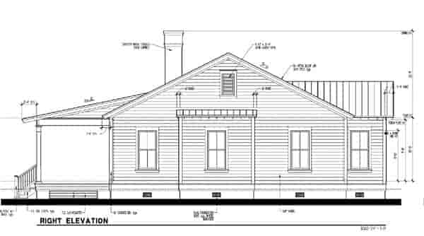 Country, Historic House Plan 73888 with 3 Beds, 2 Baths Picture 2