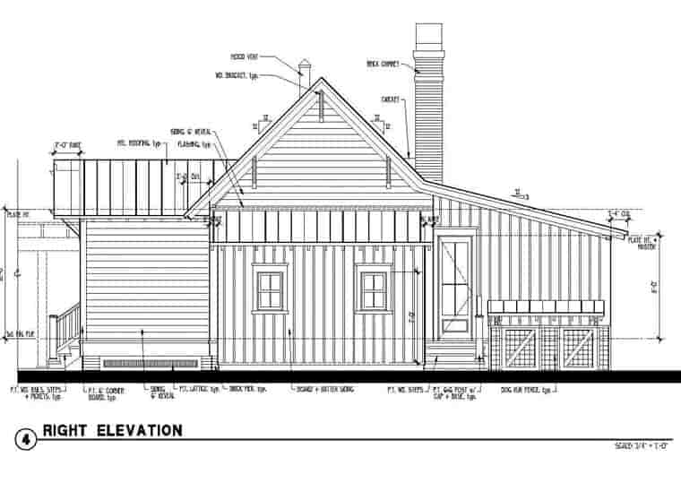 Country, Historic House Plan 73909 with 1 Beds, 1 Baths Picture 2