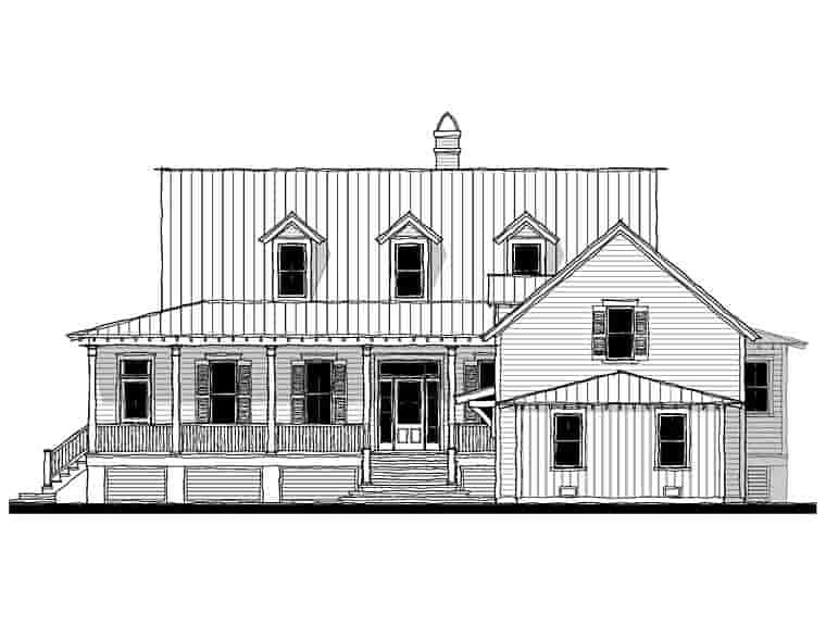 Country, Southern House Plan 73927 with 3 Beds, 3 Baths, 2 Car Garage Picture 1