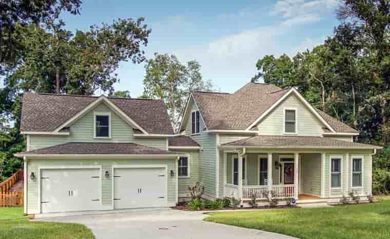 Country, Southern, Traditional House Plan 73944 with 4 Beds, 3 Baths, 2 Car Garage Picture 2