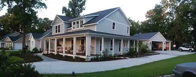Craftsman, Farmhouse House Plan 74020 with 5 Beds, 4 Baths, 3 Car Garage Picture 1