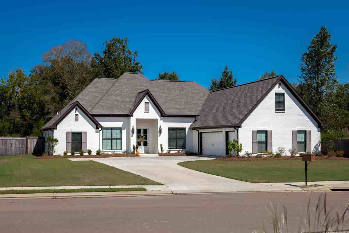 European, French Country House Plan 74640 with 4 Beds, 3 Baths, 3 Car Garage Picture 1