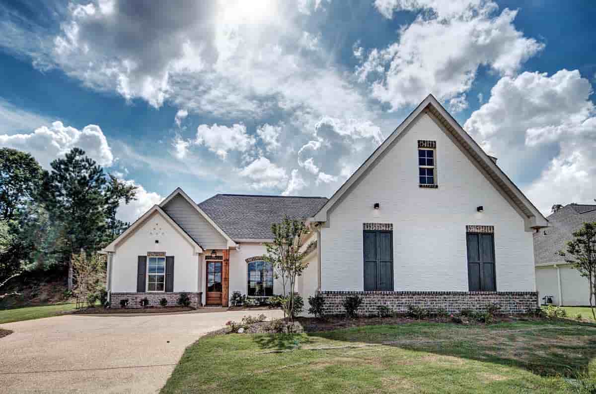 French Country, Traditional House Plan 74643 with 3 Beds, 4 Baths, 2 Car Garage Picture 1
