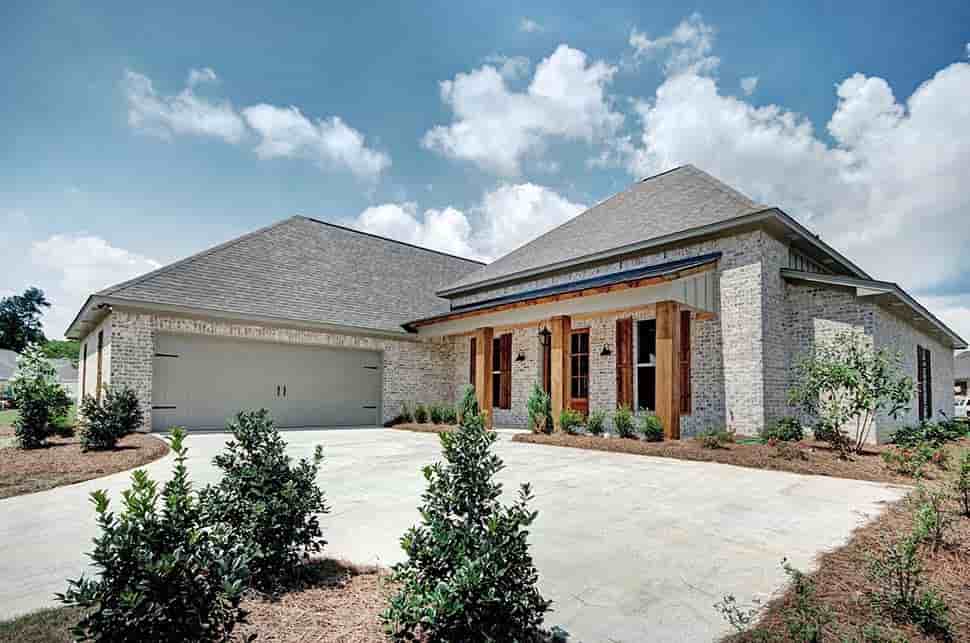 European, French Country House Plan 74648 with 4 Beds, 3 Baths, 2 Car Garage Picture 1