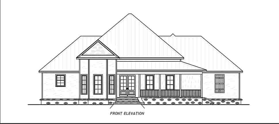 Country, Farmhouse, Traditional House Plan 74667 with 3 Beds, 4 Baths, 2 Car Garage Picture 3