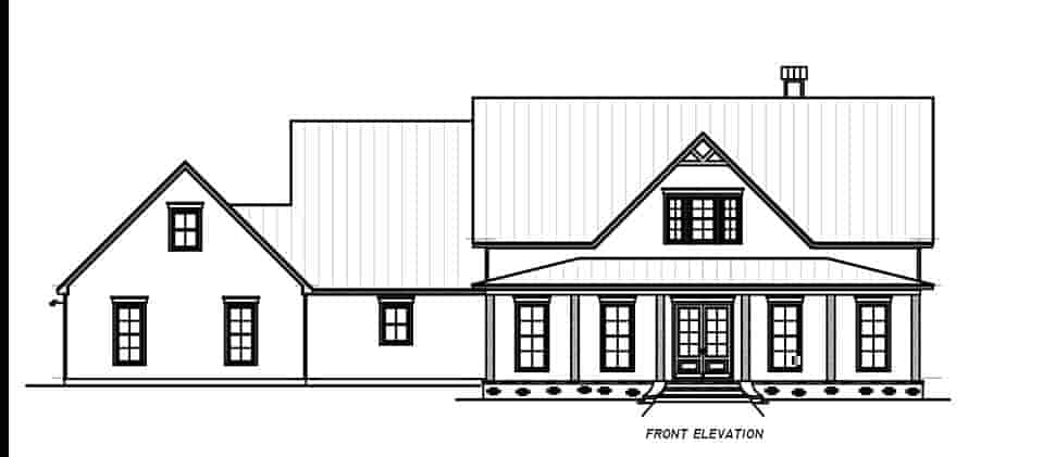 Country, Farmhouse, Traditional House Plan 74668 with 3 Beds, 4 Baths, 2 Car Garage Picture 3