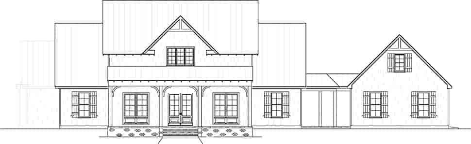 Country, Farmhouse, Traditional House Plan 74676 with 4 Beds, 4 Baths, 3 Car Garage Picture 3