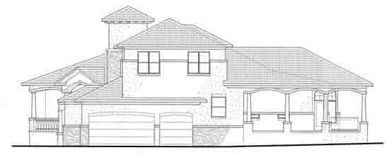 Italian, Mediterranean House Plan 75129 with 5 Beds, 5 Baths, 3 Car Garage Picture 1