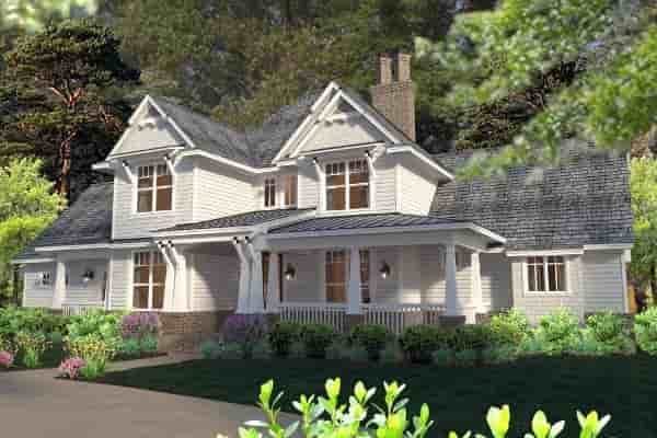 Country, Farmhouse, Southern, Traditional, Victorian House Plan 75133 with 3 Beds, 3 Baths, 3 Car Garage Picture 1