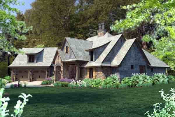 Cottage, Craftsman, Tuscan House Plan 75134 with 4 Beds, 4 Baths, 2 Car Garage Picture 30
