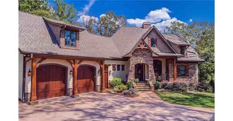 Cottage, Craftsman, Tuscan House Plan 75134 with 4 Beds, 4 Baths, 2 Car Garage Picture 4