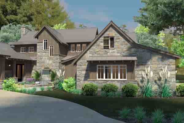 Country, Craftsman, Farmhouse, Tudor House Plan 75136 with 4 Beds, 4 Baths, 4 Car Garage Picture 6