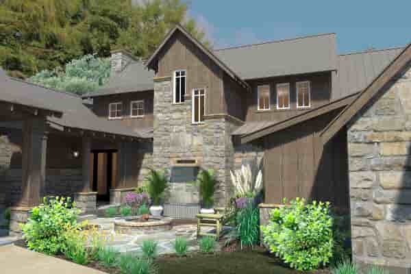 Country, Craftsman, Farmhouse, Tudor House Plan 75136 with 4 Beds, 4 Baths, 4 Car Garage Picture 9