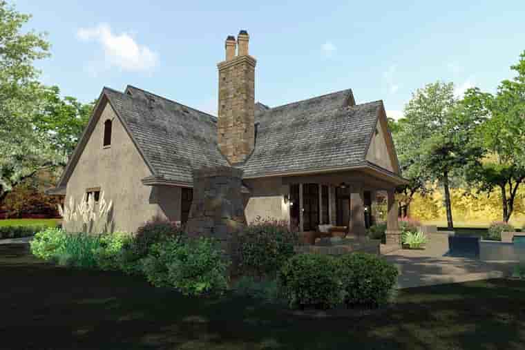 Craftsman, Traditional, Tuscan House Plan 75144 with 3 Beds, 3 Baths, 2 Car Garage Picture 4
