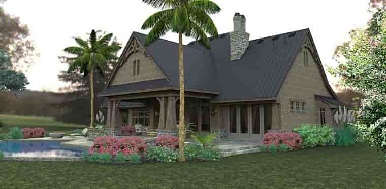 Country, Craftsman, Tuscan House Plan 75145 with 3 Beds, 2 Baths, 2 Car Garage Picture 6