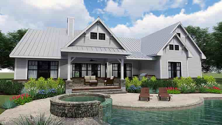 Cottage, Country, Farmhouse House Plan 75153 with 3 Beds, 3 Baths, 2 Car Garage Picture 5
