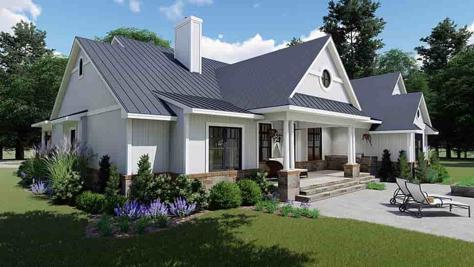 Country, Farmhouse, Southern House Plan 75154 with 3 Beds, 3 Baths, 2 Car Garage Picture 7