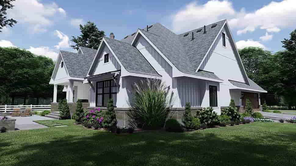 Country, Farmhouse, Southern House Plan 75156 with 4 Beds, 4 Baths, 2 Car Garage Picture 7