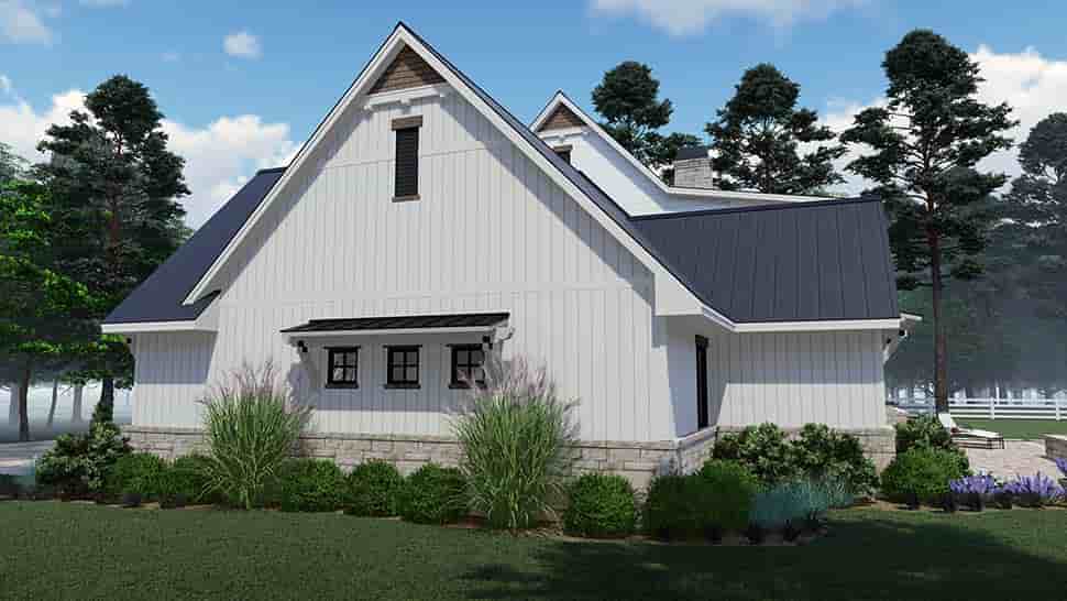 Colonial, Country, Southern House Plan 75157 with 3 Beds, 3 Baths, 2 Car Garage Picture 3
