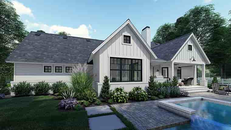 Country, Craftsman, Farmhouse, Southern House Plan 75159 with 3 Beds, 2 Baths, 2 Car Garage Picture 5