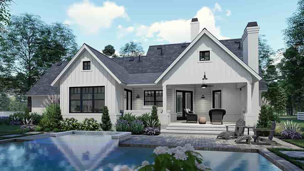 Country, Craftsman, Farmhouse, Southern House Plan 75159 with 3 Beds, 2 Baths, 2 Car Garage Picture 6