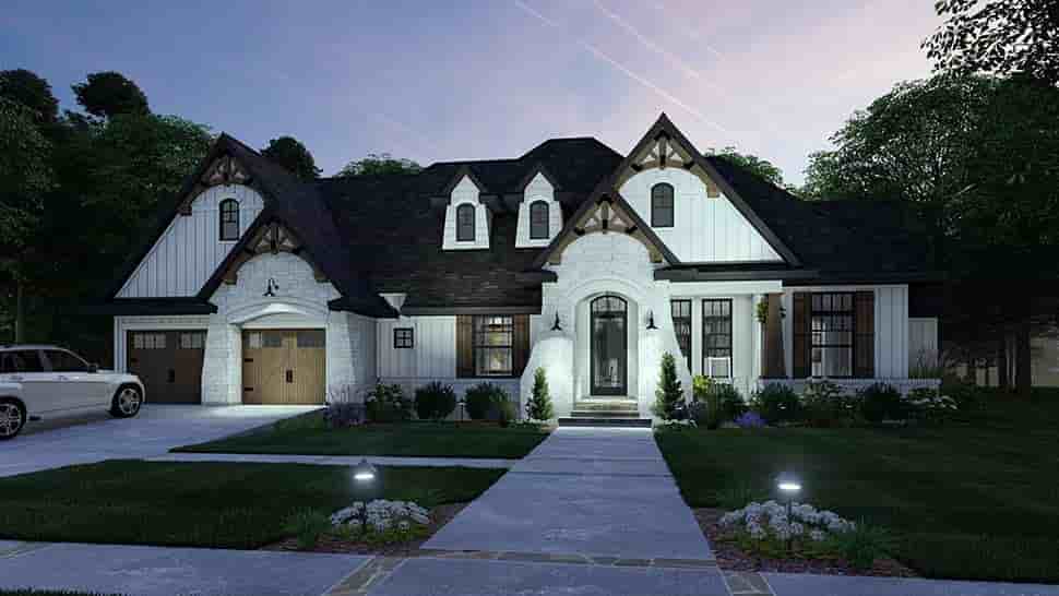 European, Farmhouse, Traditional House Plan 75161 with 4 Beds, 3 Baths, 2 Car Garage Picture 8