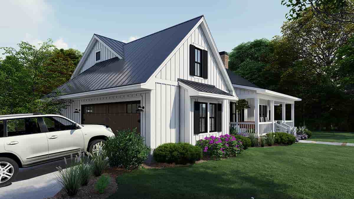 Cottage, Country, Farmhouse House Plan 75163 with 4 Beds, 3 Baths, 2 Car Garage Picture 2