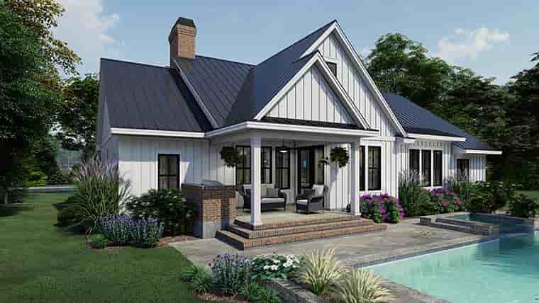 Cottage, Country, Farmhouse House Plan 75163 with 4 Beds, 3 Baths, 2 Car Garage Picture 5