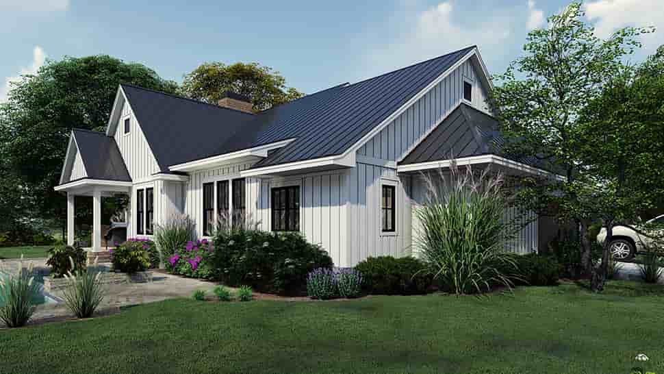 Cottage, Country, Farmhouse House Plan 75163 with 4 Beds, 3 Baths, 2 Car Garage Picture 7