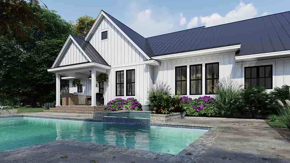 Cottage, Country, Farmhouse House Plan 75163 with 4 Beds, 3 Baths, 2 Car Garage Picture 8