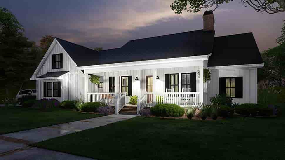 Cottage, Country, Farmhouse House Plan 75163 with 4 Beds, 3 Baths, 2 Car Garage Picture 9