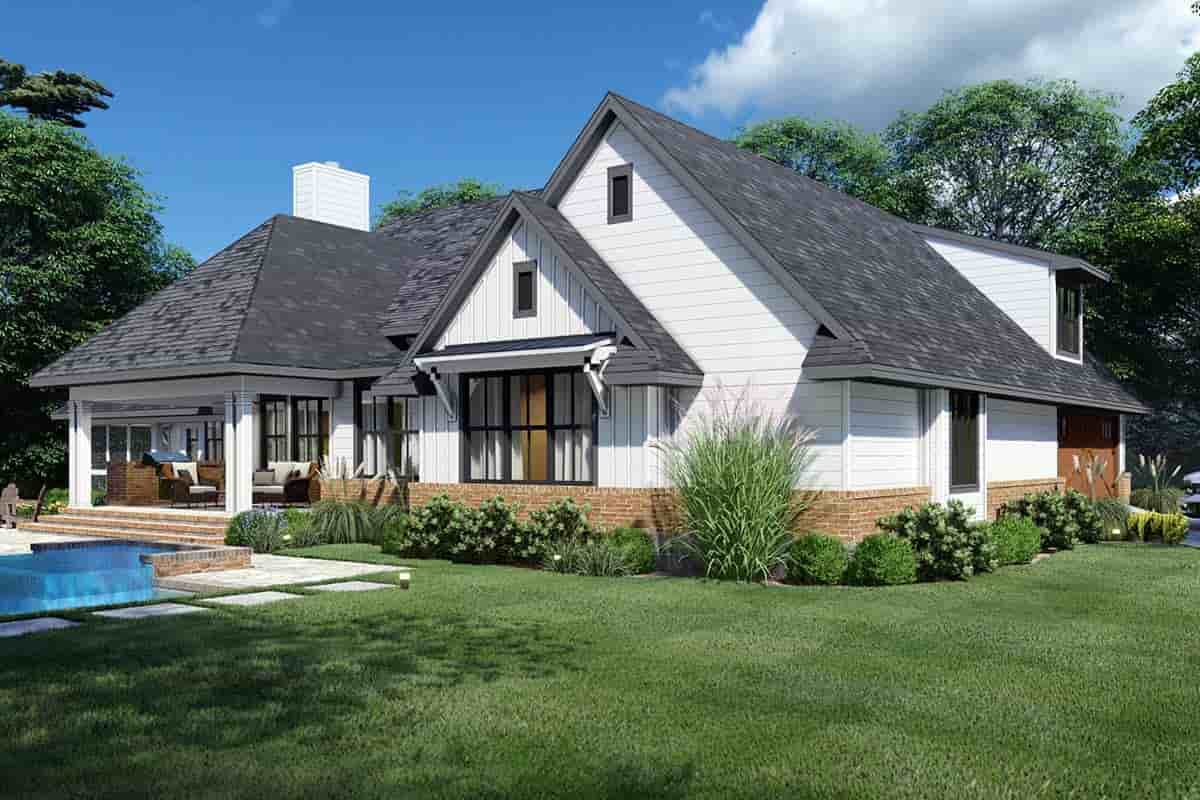Country, Farmhouse, Ranch, Southern House Plan 75168 with 4 Beds, 4 Baths, 2 Car Garage Picture 2