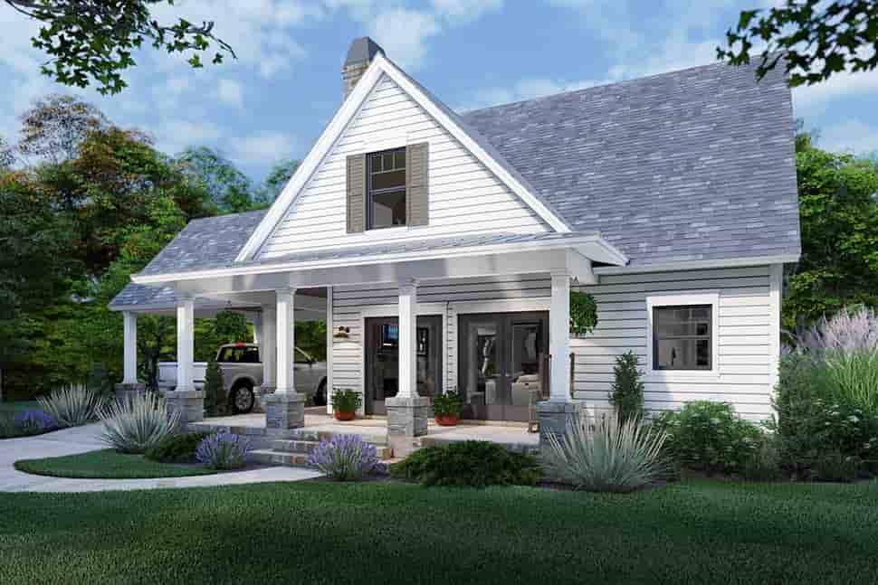 Cottage, Farmhouse House Plan 75170 with 3 Beds, 2 Baths Picture 3