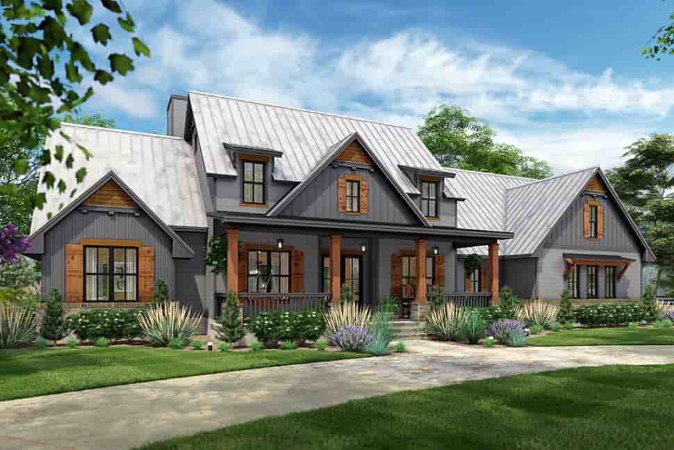 Cottage, Country, Farmhouse, Ranch, Southern, Traditional House Plan 75173 with 3 Beds, 3 Baths, 2 Car Garage Picture 11
